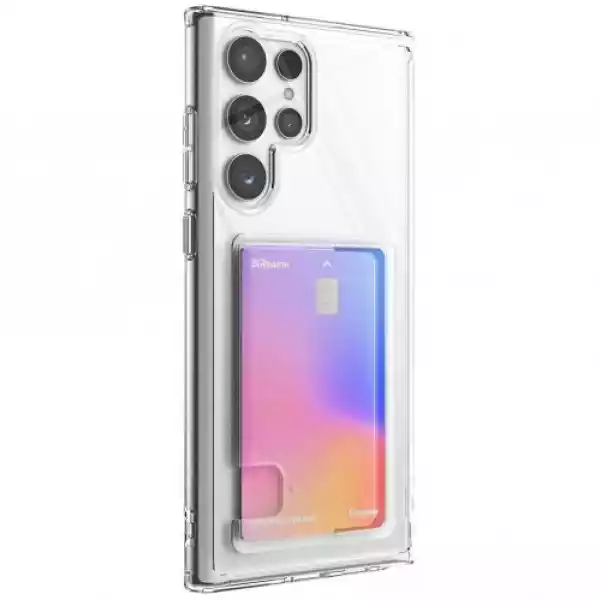 Etui Ringke Fusion Card Galaxy S22 Ultra, Przezroczyste