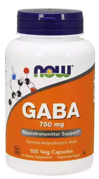 Gaba - Kwas Gamma Aminomasłowy 750 Mg (100 Kaps.)