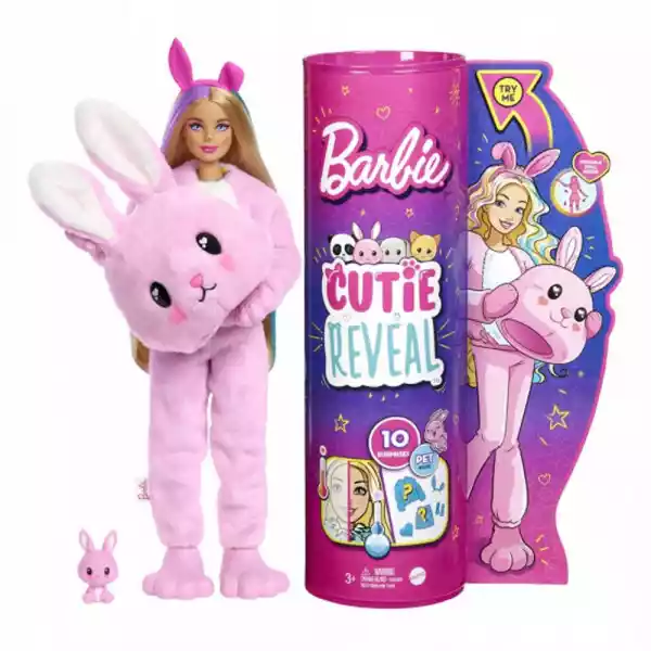 Barbie Cutie Reveal Lalka W Przebraniu Królika