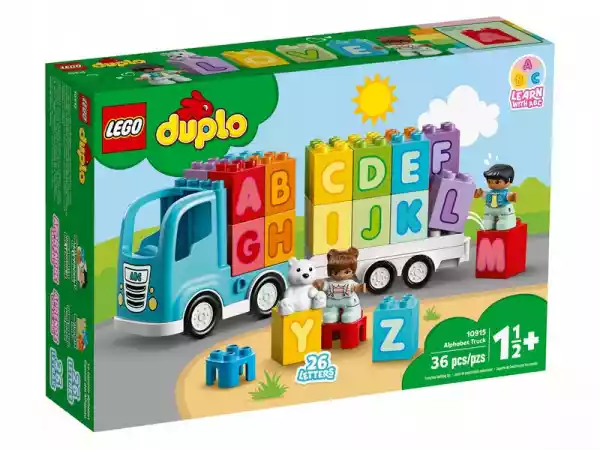Klocki Lego Duplo Ciężarówka Z Alfabetem 10915