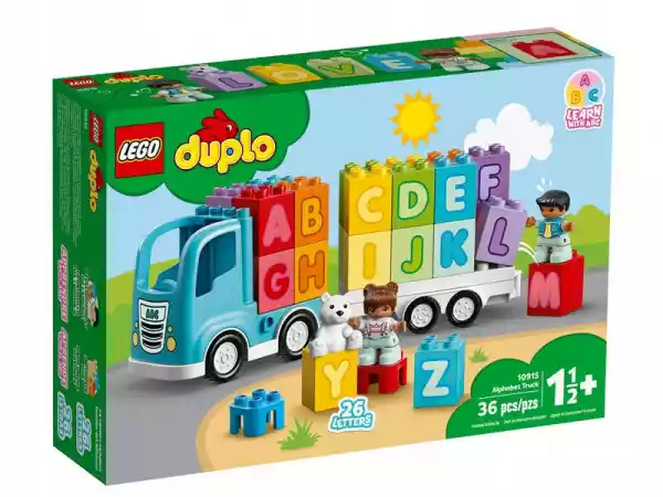 Klocki Lego Duplo Ciężarówka Z Alfabetem 10915