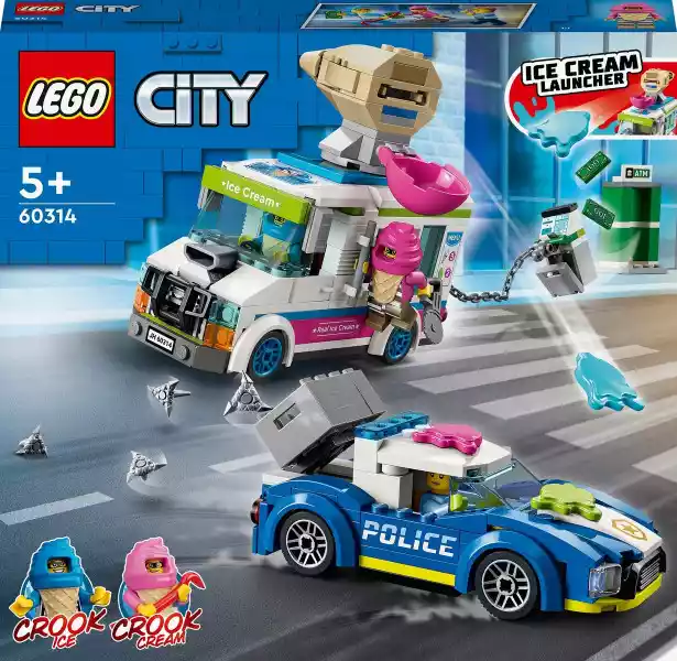 Lego City Policja I Furgonetka Z Lodami 60314