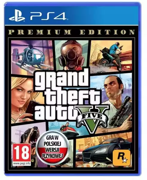 Gta Grand Theft Auto V Premium Edition Ps4 Pl