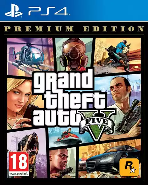Grand Theft Auto V Gta 5 Premium Ps4 Pl + Mapa