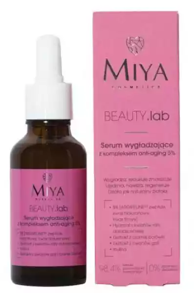 Miya Beauty.lab, Serum Wygładzające Z Kompleksem Anti-Aging 5%, 