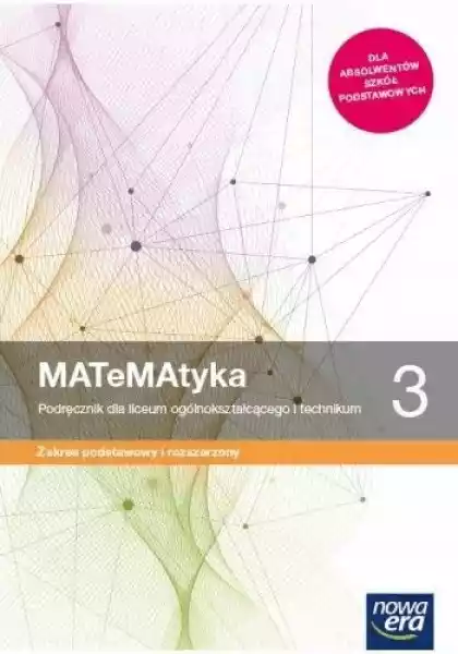 Matematyka 3 Podręcznik Zpir Nowa Era 2021