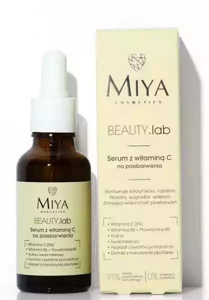 Miya Beauty.lab, Serum Z Wit.c Na Przebarwienia, 30Ml