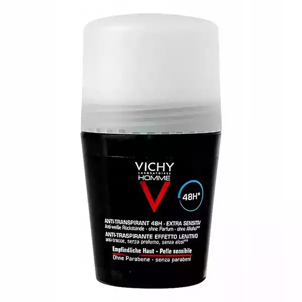 Antyperspirant Roll-On (W Kulce) Vichy Homme 48H