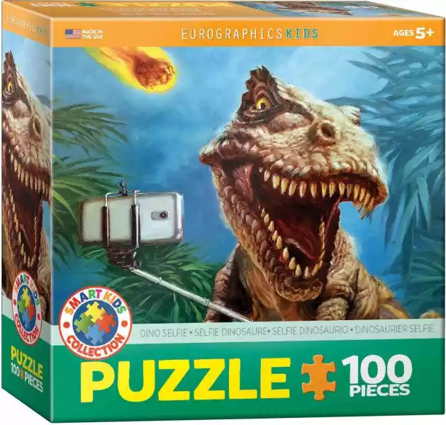 Puzzle 100 Smartkids Dinosaurier Selfie By L. 6100-5555 -