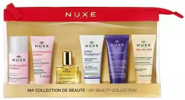 Nuxe Zestaw Podróżny 5 Miniproduktów + Kosmetyczka Gratis!