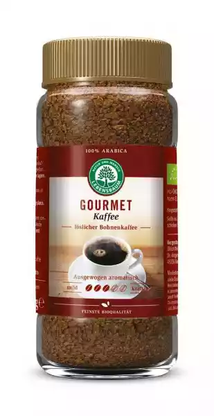 Kawa Rozpuszczalna Liofilizowana Arabica Gourmet 100 % Bio 100 G