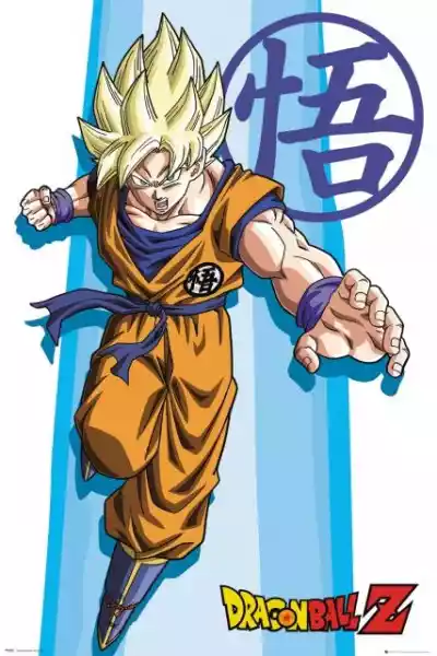 Dragon Ball Z Ss Goku - Plakat