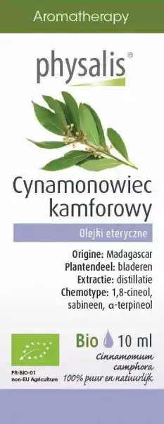 Physalis − Cynamonowiec Kamforowy, Olejek Eteryczny Bio − 10 Ml
