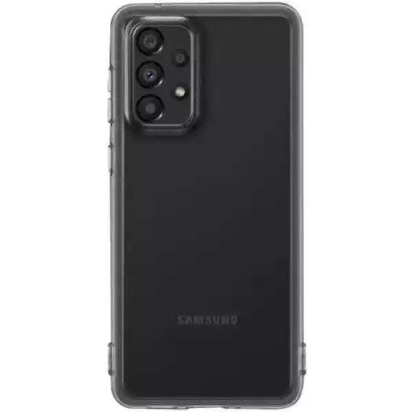 Etui Samsung Soft Clear Cover Galaxy A33, Przezroczyste Czarne