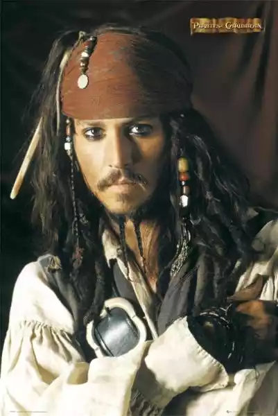 Piraci Z Karaibów - Johnny Depp - Jack Sparrow - Plakat