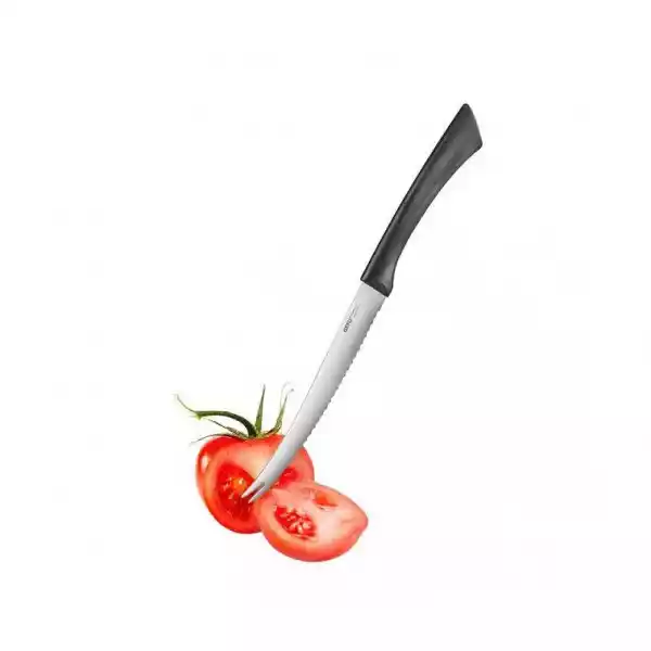 Nóż Do Pomidorów Ze Stali Nierdzewnej Gefu Senso Czarny 24,5 Cm