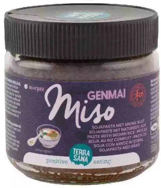 Miso Genmai (Pasta Z Soi I Ryżu Brązowego) Bio 350 G - Terrasana