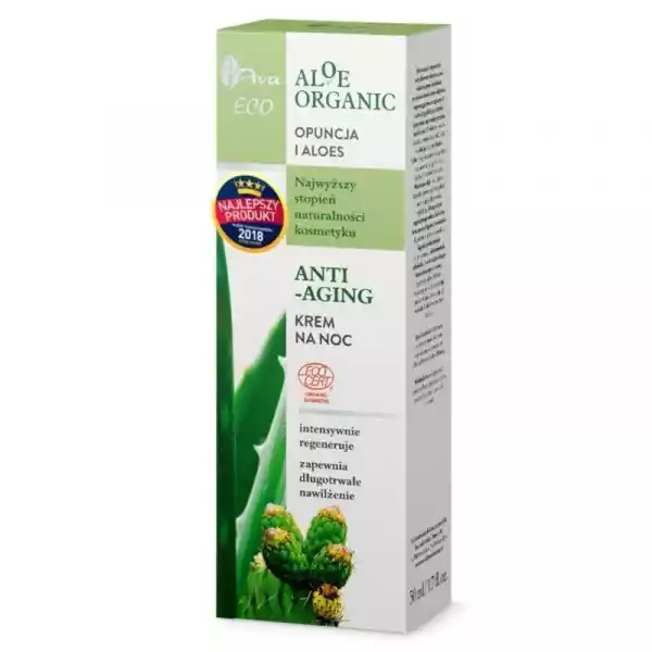 Aloe Organic Krem Na Noc Anti-Aging 50Ml - Ava
