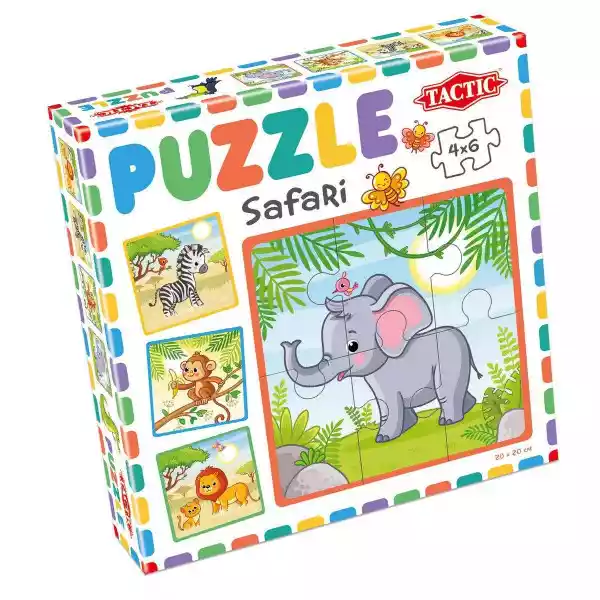 Puzzle 4W1 Moje Pierwsze Puzzle Safari -
