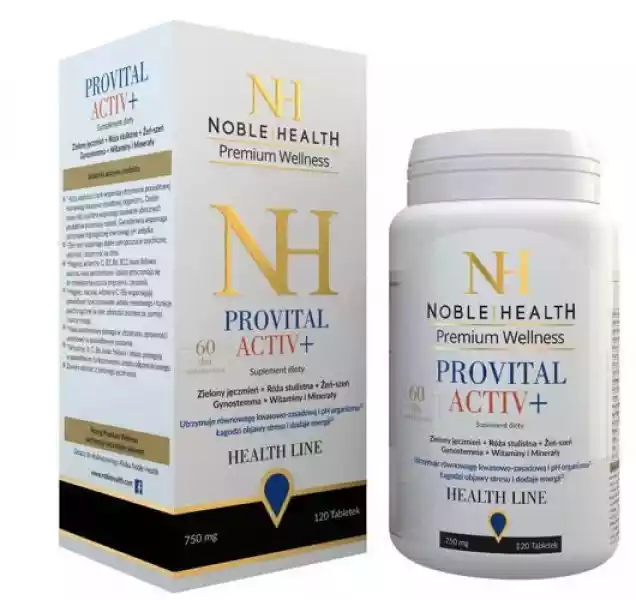 Provital Activ + Noble Health X 120 Tabletek