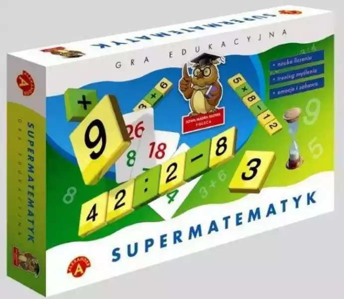 Gra Supermatematyk Sowa Mądra Głowa 0466 -