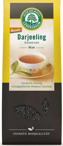 Herbata Czarna Darjeeling Liściasta Demeter Bio 100 G - Lebensba