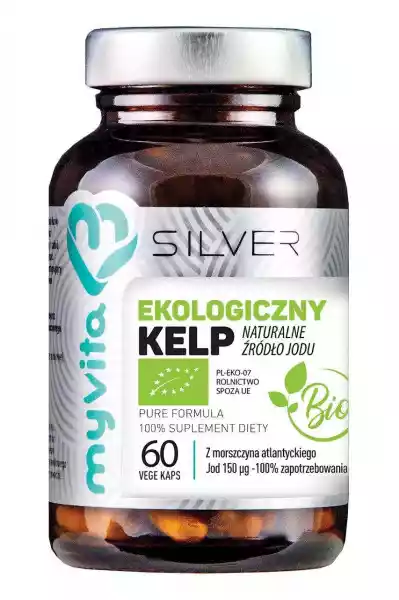 Myvita Silver Kelp 100% Bio 60 K Wsparcie Tarczycy