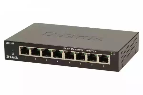 Switch D-Link Des-108/e (8X 10/100Mbps)