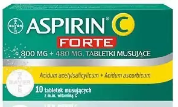 Aspirin C Forte X 10 Tabletek Musujących