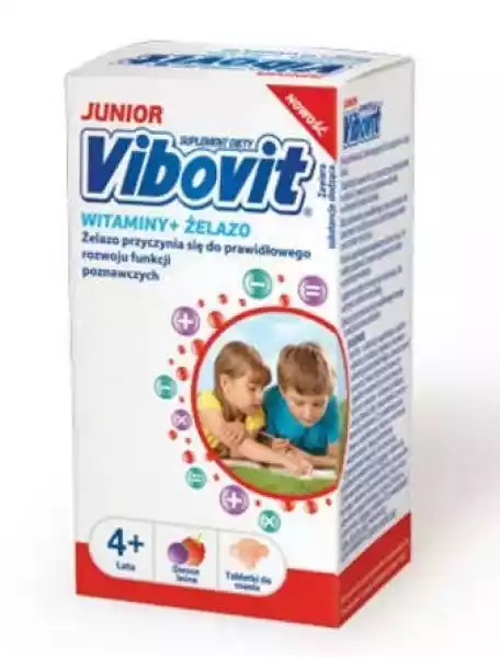 Vibovit Junior Witaminy+Żelazo X 30 Tabletek Do Ssania