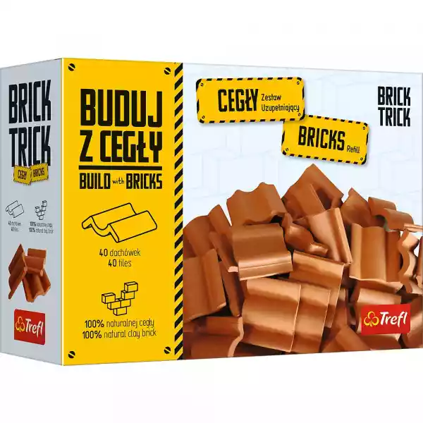 Brick Trick Buduj Z Cegły Refil Cegły Dachówki 40 Elementów Mult