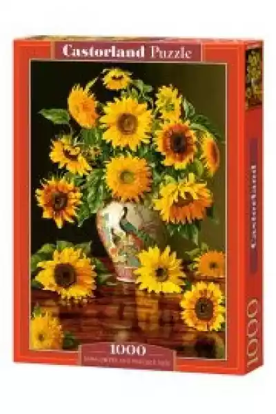 Puzzle 1000 El. Sunflowers In A Peacock Vase