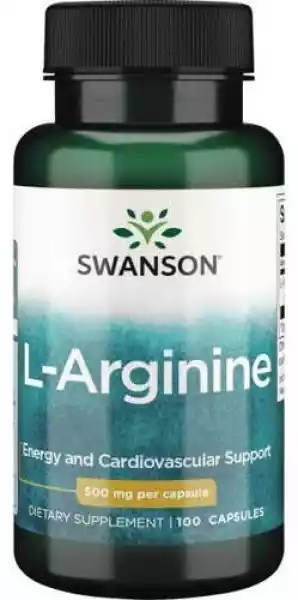 Swanson L-Arginina 500Mg X 100 Kapsułek