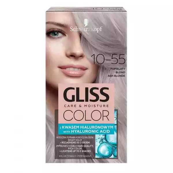 Gliss Color Krem Koloryzujący Do Włosów 10-55 Popielaty Blond