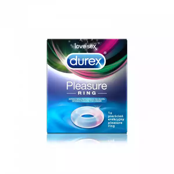 Durex Pierścień Erekcyjny Pleasure Ring Rozciągliwy Przedłuża Er