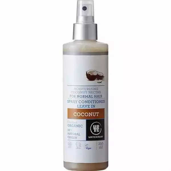 Urtekram − Odżywka Do Włosów Kokosowa W Sprayu Bio − 250 Ml