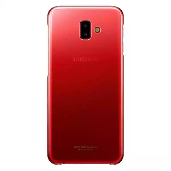 Etui Samsung Gradation Cover Galaxy J6 Plus, Czerwone