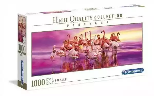 Puzzle 1000 Panoramiczne Hq Taniec Flamingów 39427 -
