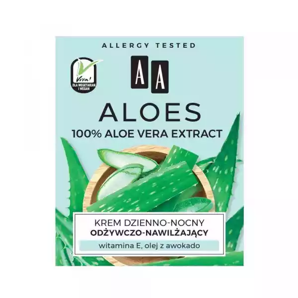 Aa − Krem Odżywczo-Nawilżający Aloes 100% Aloe Vera Extract − 50