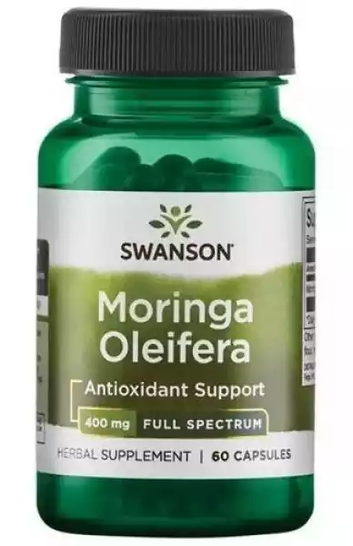 Swanson Full Spectrum Moringa Oleifera 400Mg X 60 Kapsułek