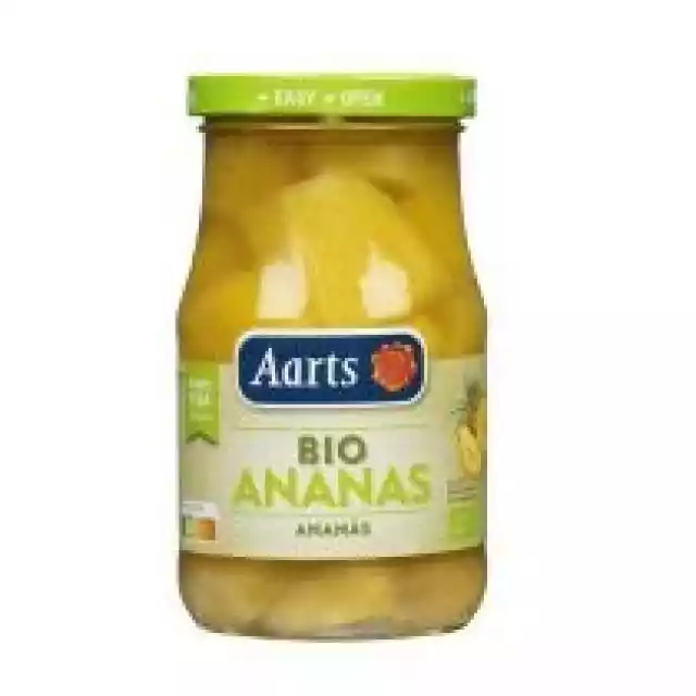 Aarts Ananas Kawałki W Lekkim Syropie (Słoik) 350 G Bio