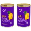 Quality Food Pulpa Z Mango Alphonso 99,9% Mango Zestaw 2 X 450 G