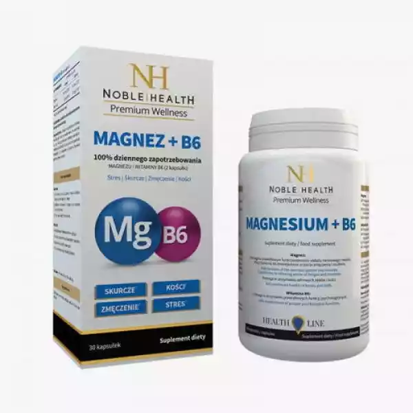 Magnez + B6 Noble Health X 30 Kapsułek