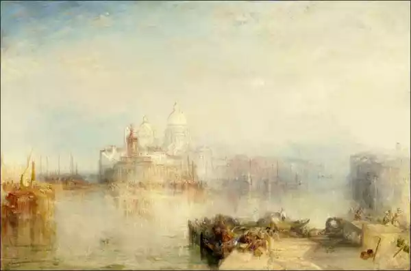 The Dogana And Santa Maria Della Salute, Venice, William Turner 