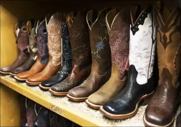 Fancy Cowboy Boots For Sale At The San Antonio Stock Show And Ro