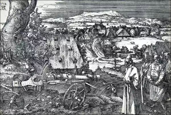 Landscape With A Cannon, Albrecht Durer - Plakat Wymiar Do Wybor