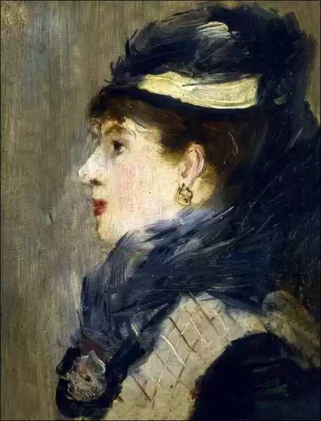 Portrait Of A Lady, Edouard Manet - Plakat Wymiar Do Wyboru: 21X
