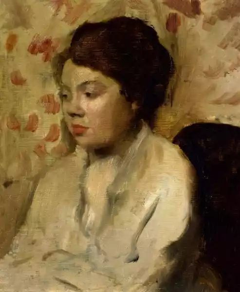 Portrait Of A Young Woman, Edgar Degas - Plakat Wymiar Do Wyboru