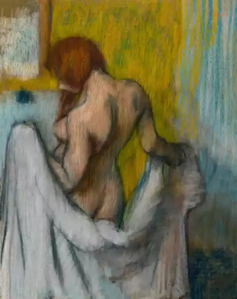 Woman With A Towel, Edgar Degas - Plakat Wymiar Do Wyboru: 21X29