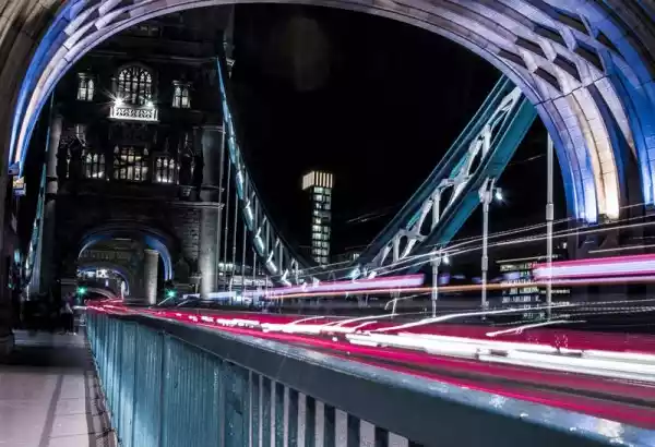 Fototapeta Tower Bridge Londyn Nocą Fp 2276